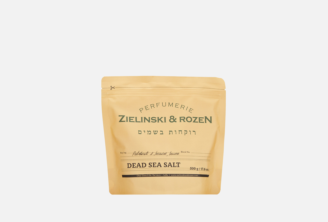 Соль мертвого моря  Zielinski & Rozen Patchouli & Jasmine, Lemon 