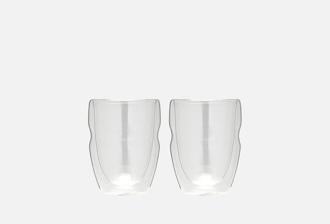 Набор стеклянных стаканов OLAFF С двойными стенками 400 мл