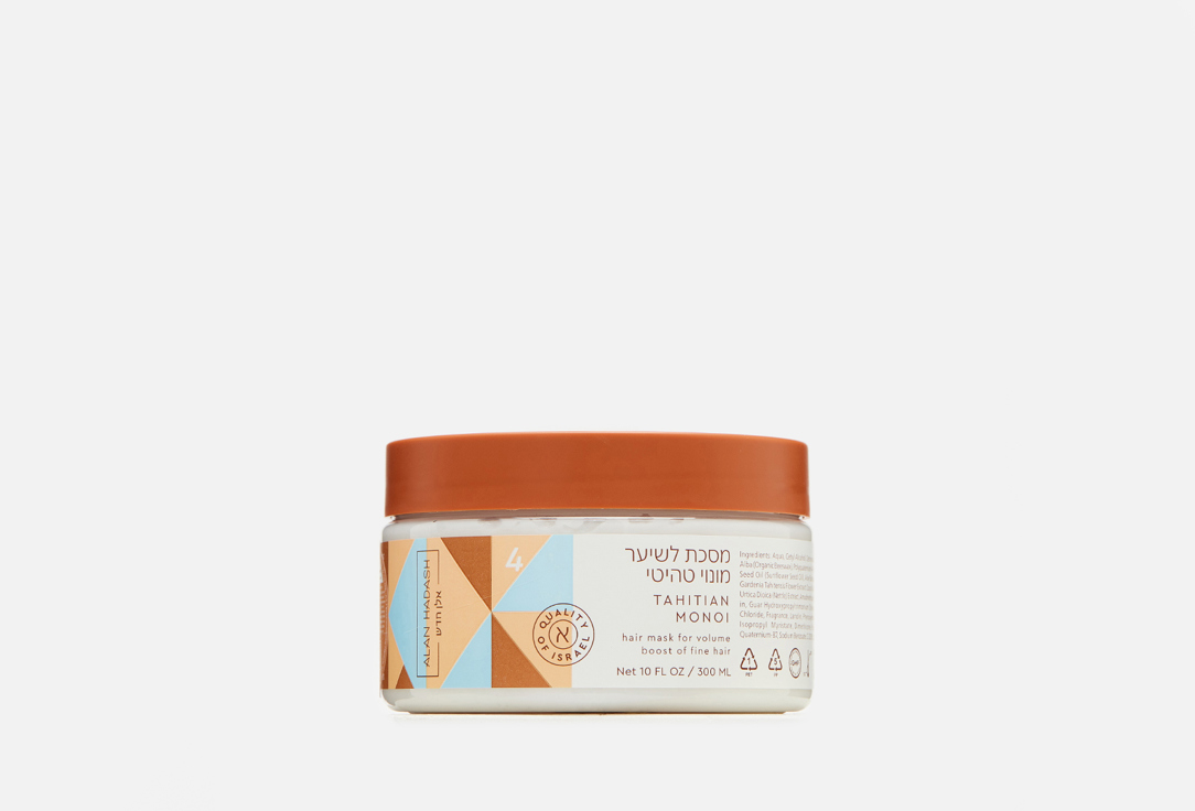 Изображение товара Маска для укрепления и объема волос Alan Hadash Tahitian Monoi