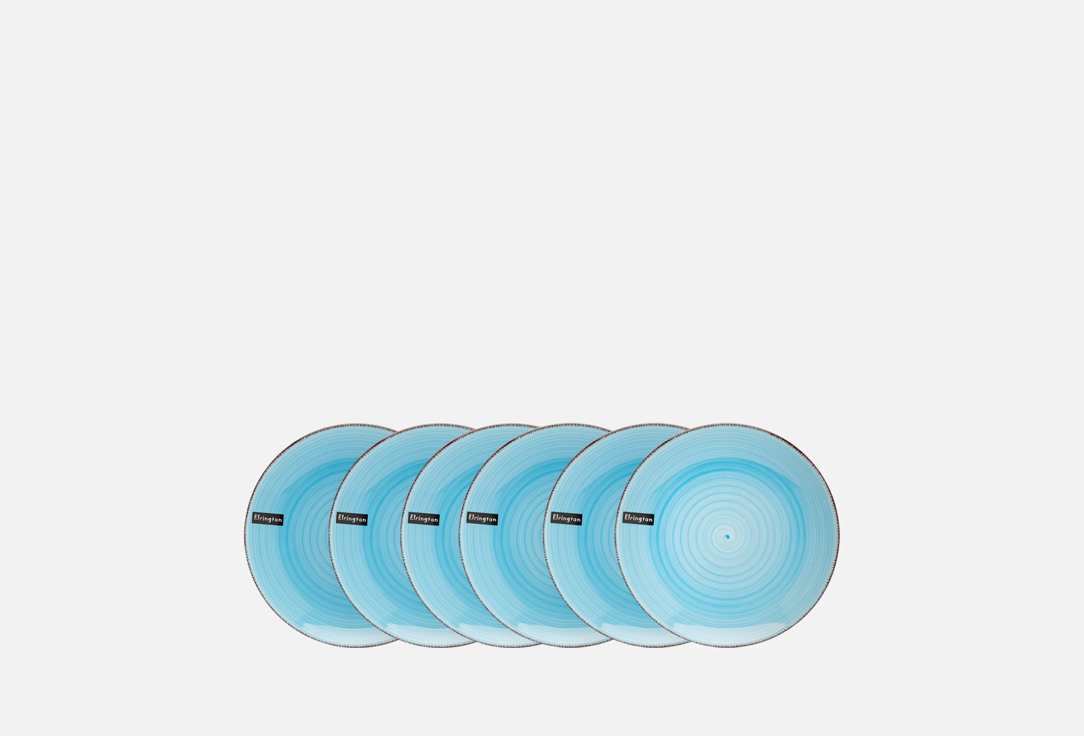Набор тарелок ELRINGTON Мальдивы, 19 см 6 шт набор тарелок elrington аэрограф светлый графит 6 шт 27 см