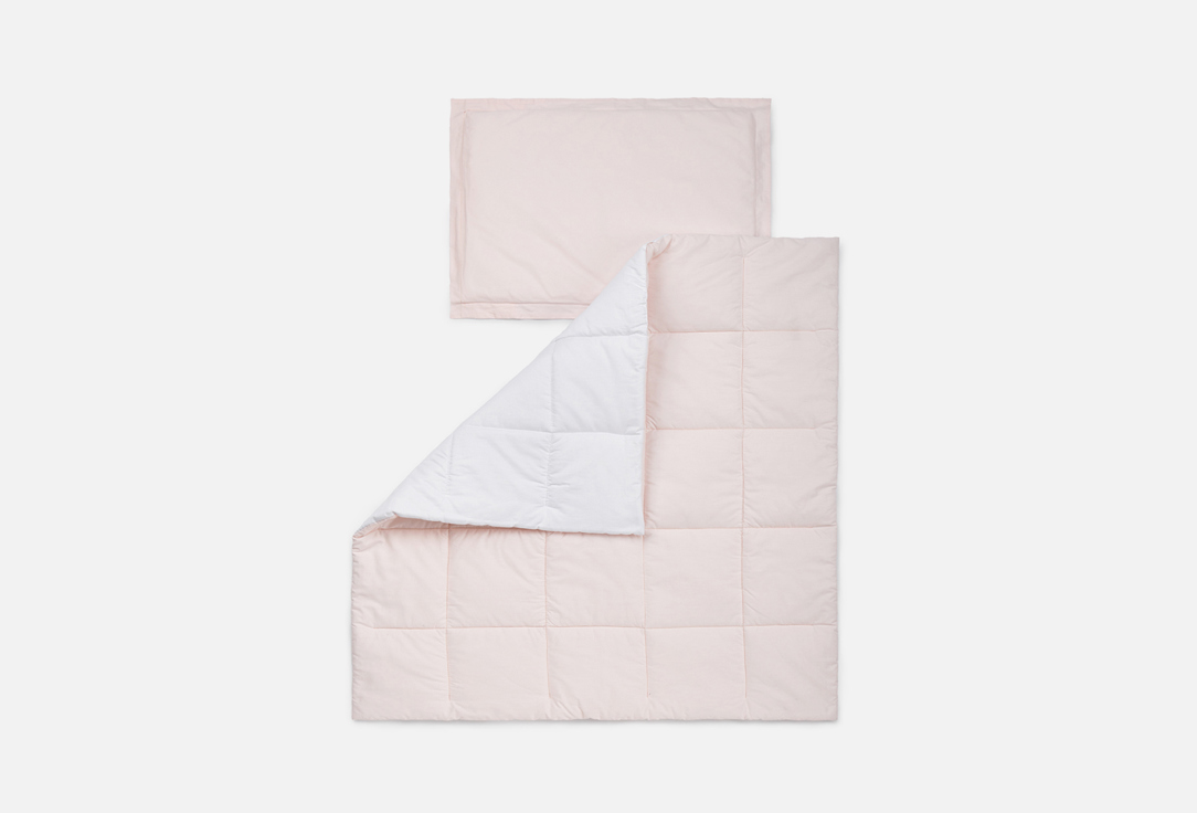 одеяло и наволочка pink&white  