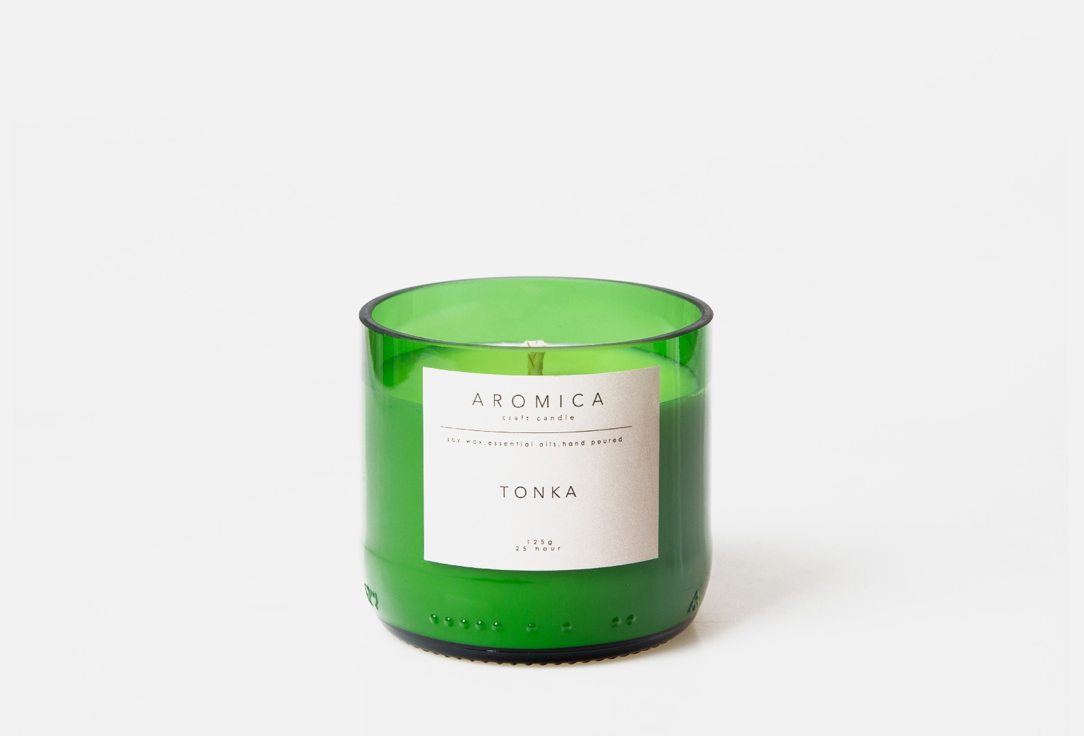 Свеча ароматическая в подсвечнике  AROMICA Tonka 