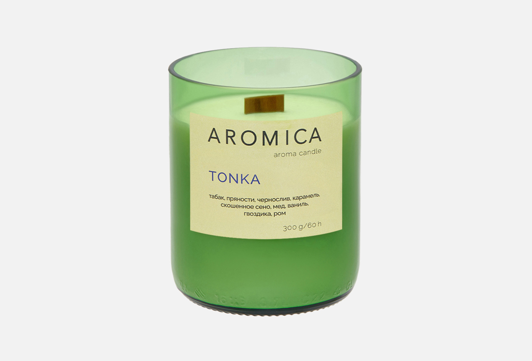 

Свеча ароматическая в подсвечнике AROMICA, Белый, Тонка 300 г