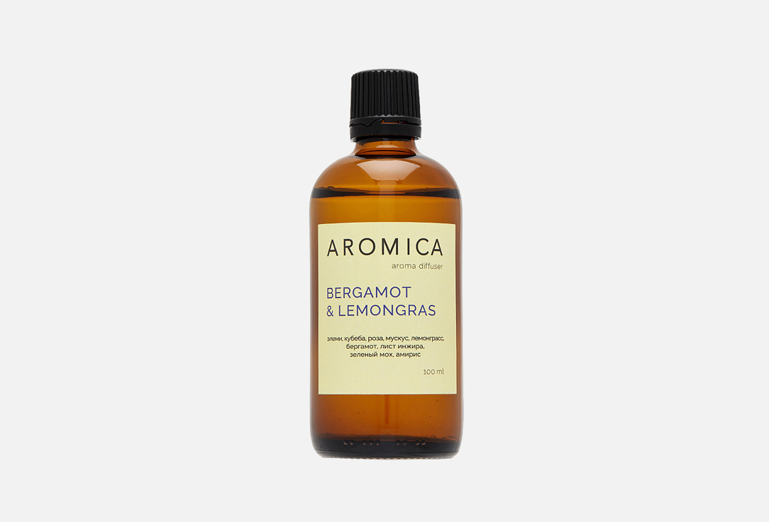 Изображение товара Диффузор AROMICA Лемонграсс & Бергамот 100 мл для дома