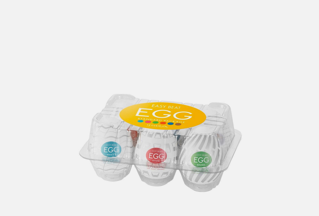 Изображение товара Мастурбатор Tenga EGG Stimulator Set 6 уникальных текстур японское качество