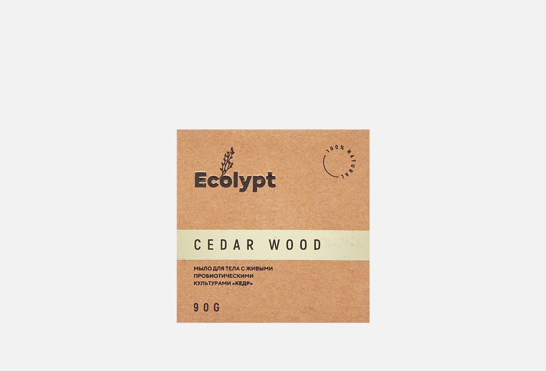 Мыло для тела Кедр ECOLYPT Beauty Bath Muffin Cedar wood 90 г