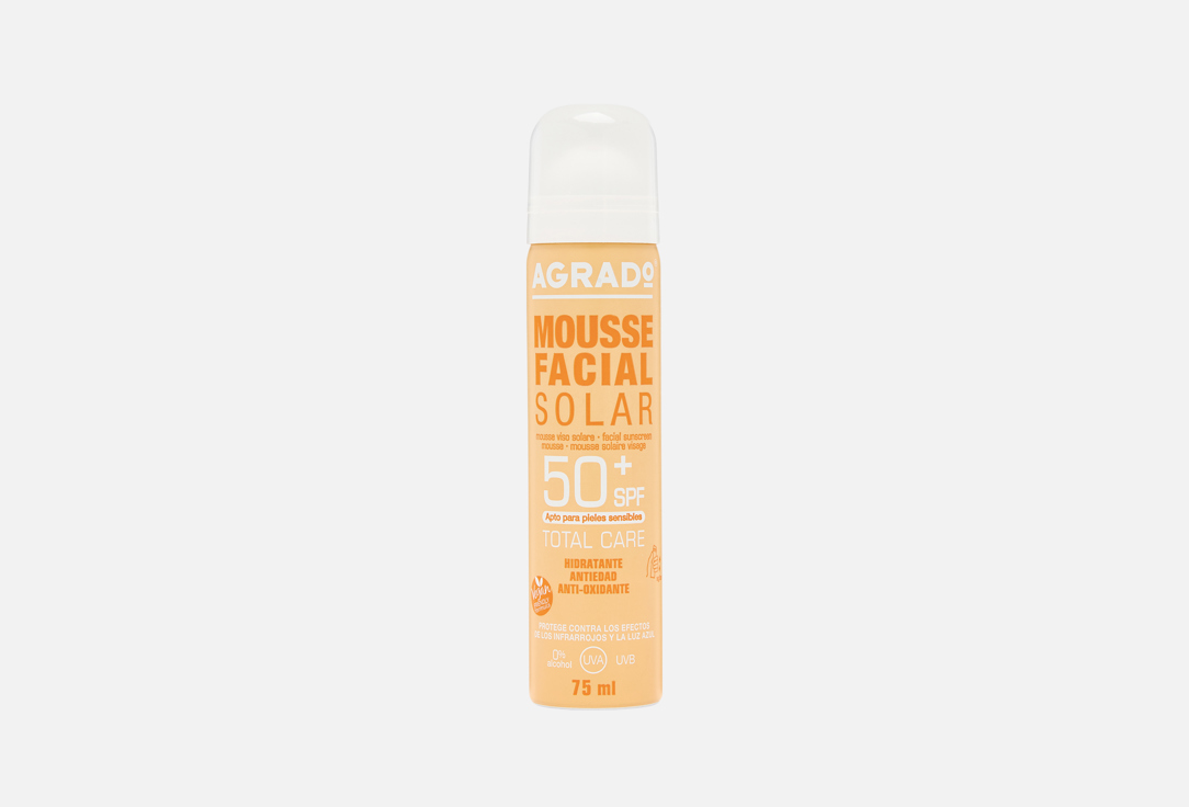 Изображение товара Солнцезащитный мусс для лица SPF 50+ AGRADO Facial sunscreen mousse