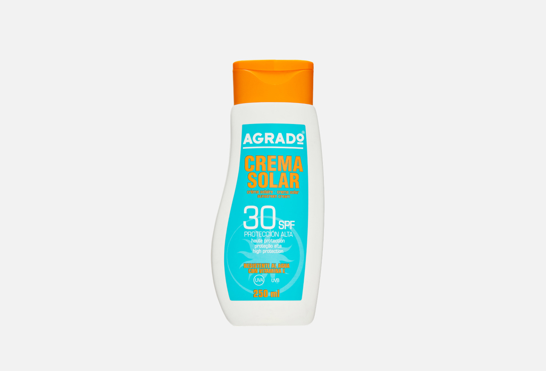 Солнцезащитный крем для тела SPF30 AGRADO  Sunscreen Cream 
