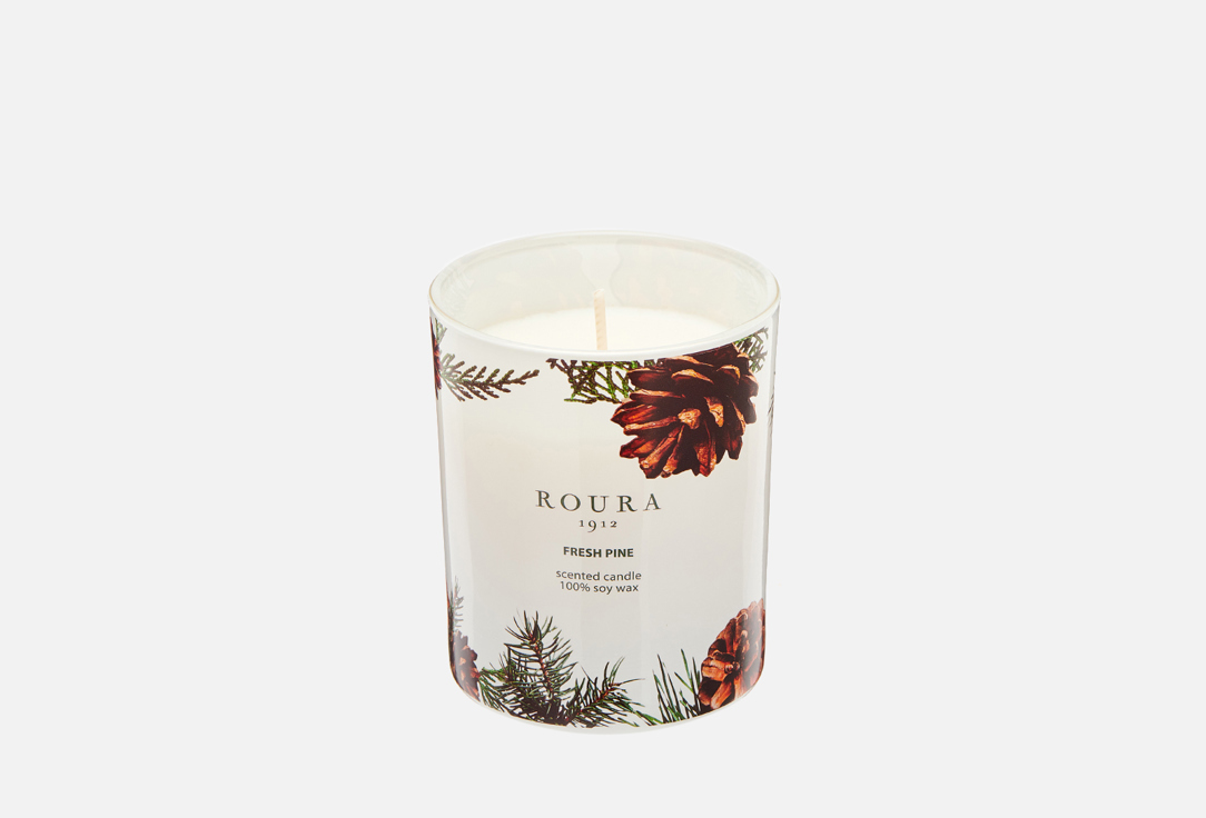 Парфюмированная свеча ROURA Pine 140 г диффузор парфюмированный roura pine 50 мл