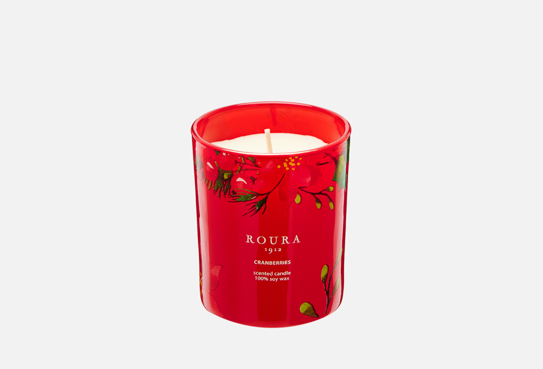 Парфюмированная свеча ROURA Cranberry 140 г парфюмированная свеча beauty sleep для быстрого засыпания 140 г