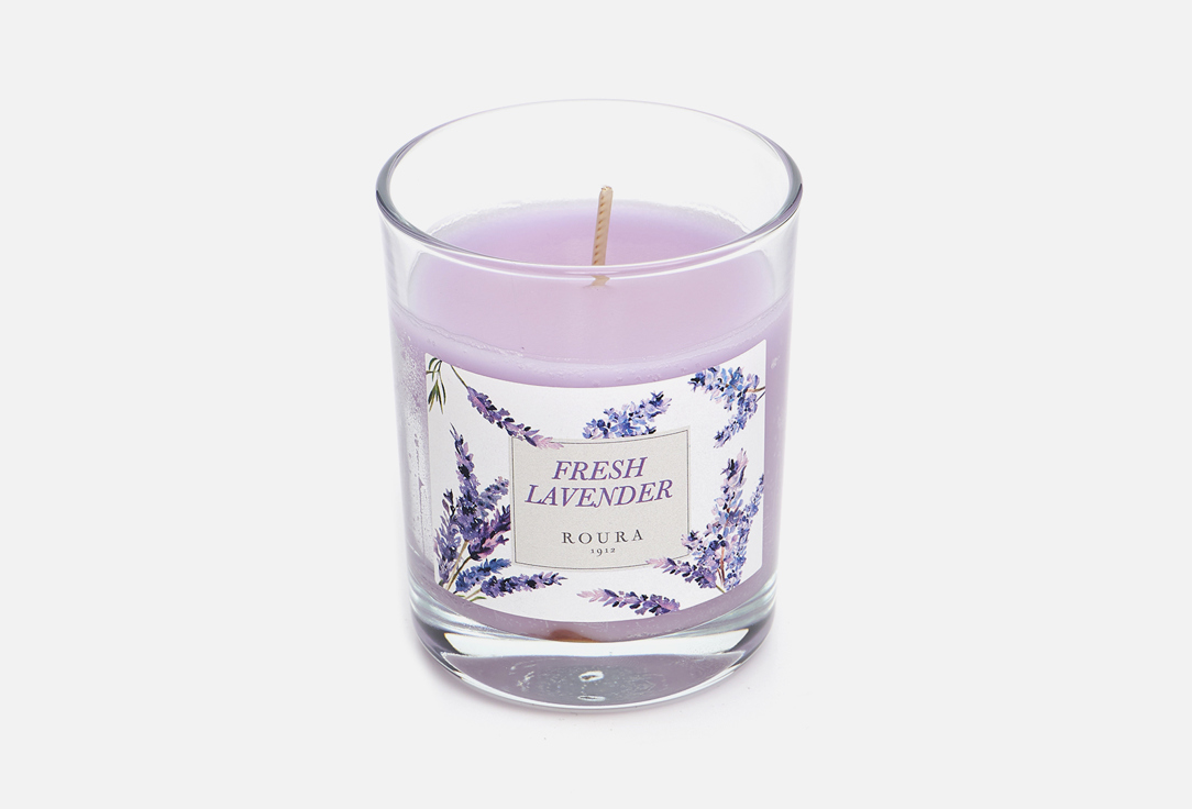 Ароматизированная свеча ROURA Lavender 130 г аромасвеча в стакане bartek lavander 150 гр