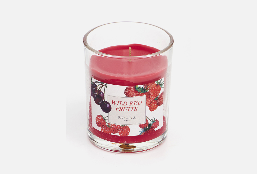 Ароматизированная свеча ROURA Berries fruits 130 г ароматизированная свеча roura pink flowers 130 г
