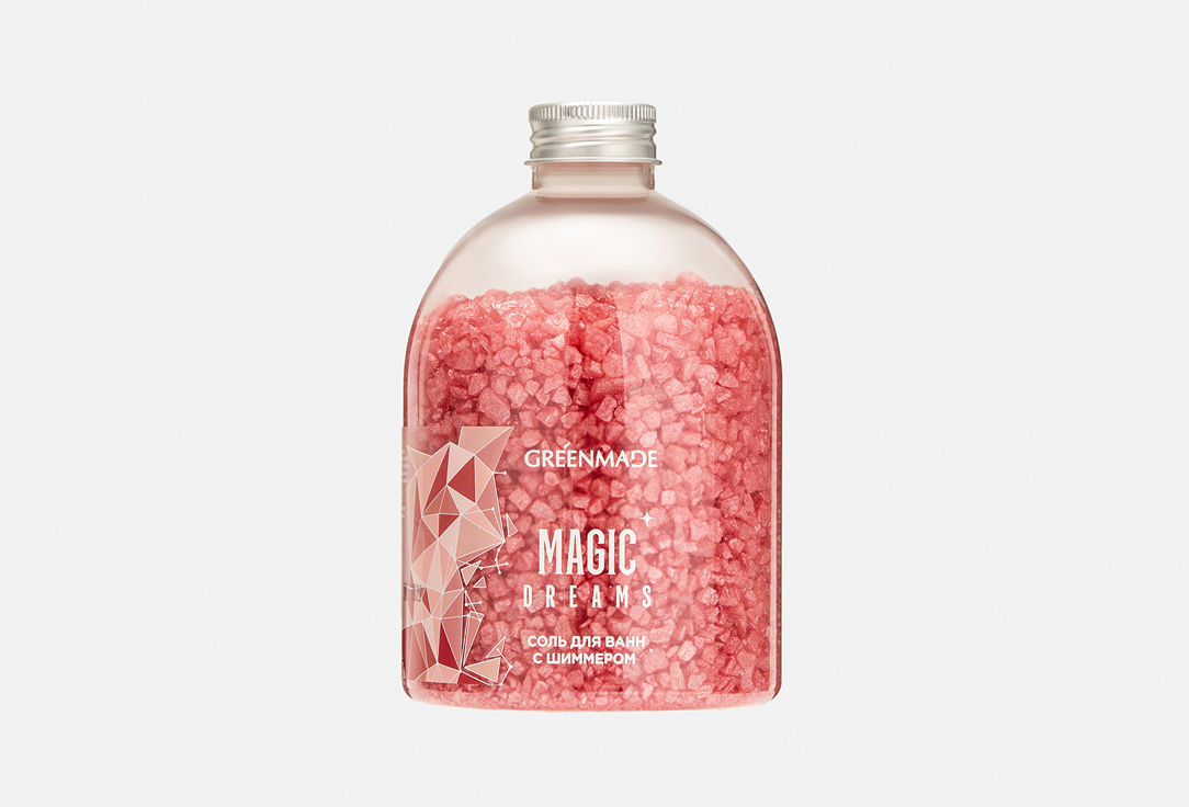 Соль для ванн GREENMADE MAGIC DREAMS 500 г крымская соль для ванн sel rose розовая 500 г