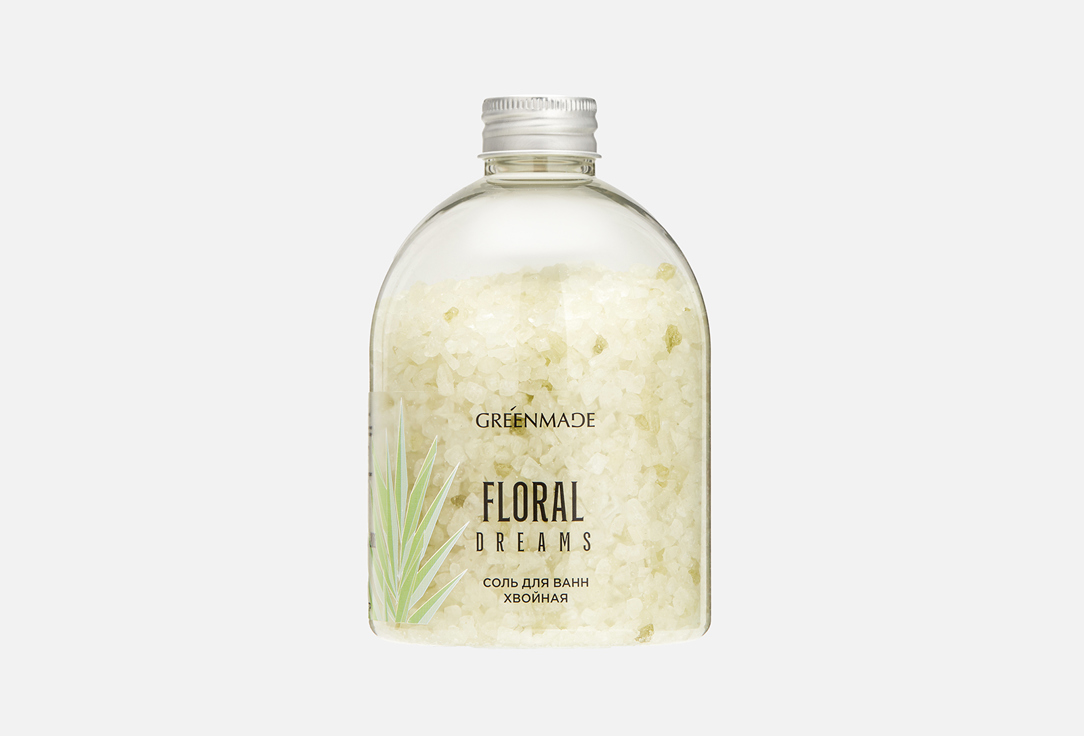 соль для ванн с шиммером herb dreams greenmade 500 г Соль для ванн GREENMADE FLORAL DREAMS 500 г