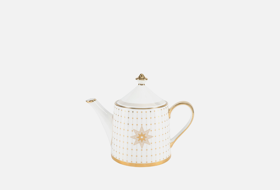 

Чайник ИМПЕРАТОРСКИЙ ФАРФОРОВЫЙ ЗАВОД, Принт, Азур Золото 1 шт