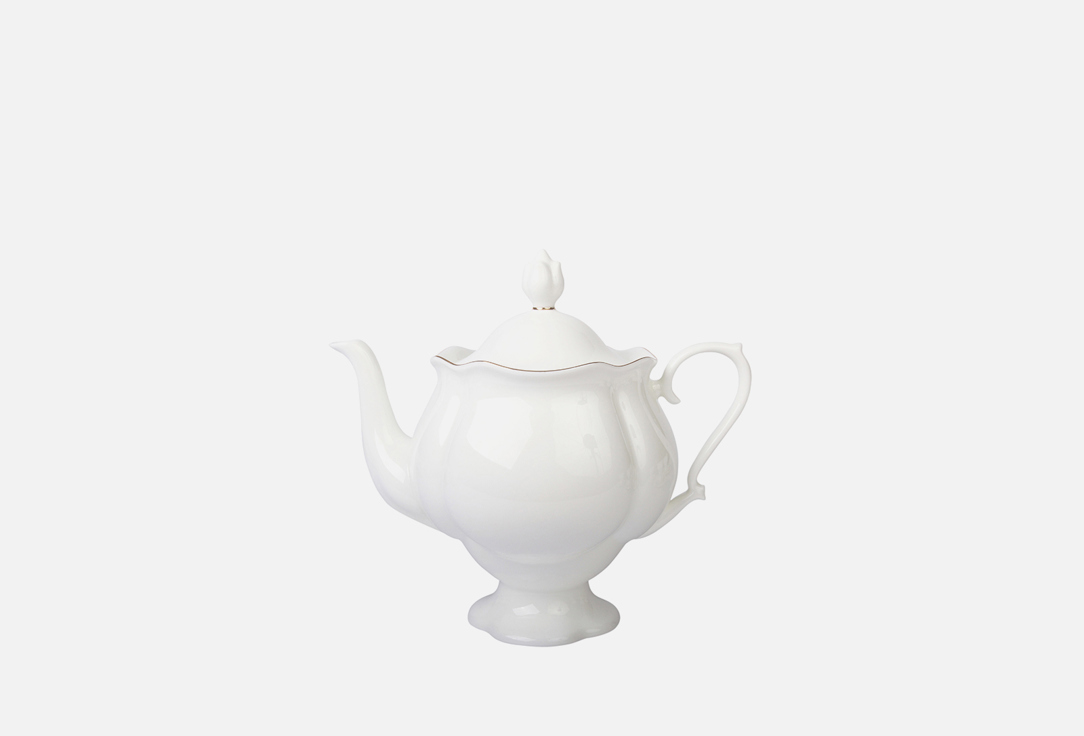 

ЧАЙНИК заварочный ИМПЕРАТОРСКИЙ ФАРФОРОВЫЙ ЗАВОД, Белый, Золотая лента 1 шт