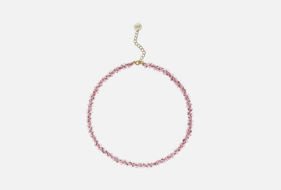 Изображение товара колье Beaded Breakfast Necklace of curly beads Lilac