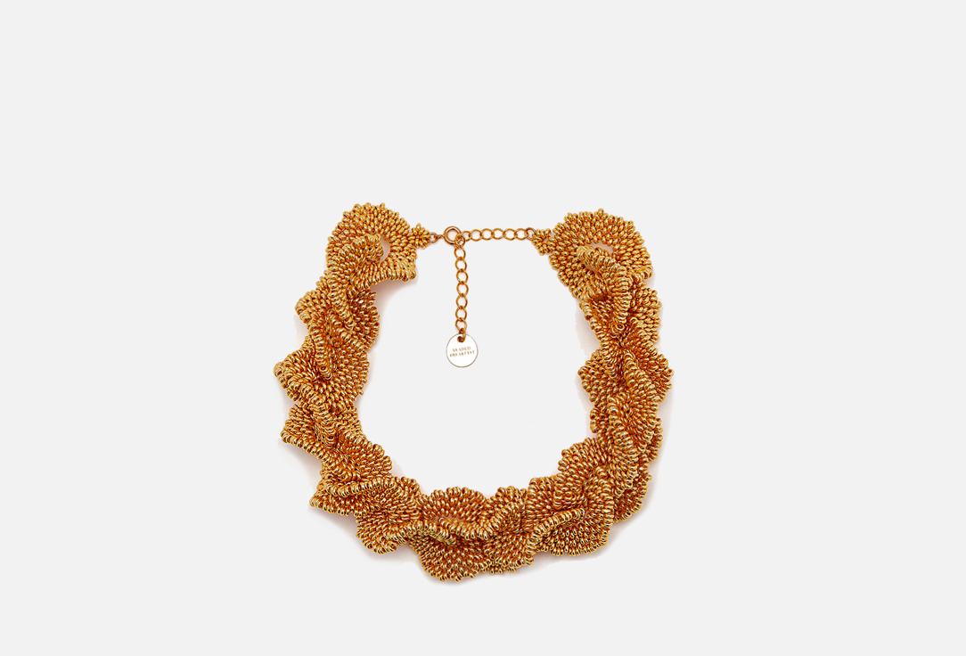 колье Beaded Breakfast Ruffled necklace Gold  