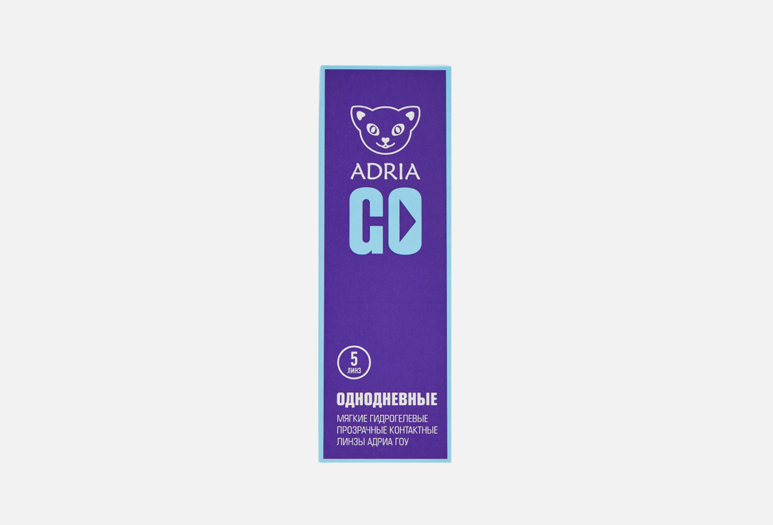 Контактные линзы однодневные ADRIA GO BC 8,6, DIA 14,2, 5 шт. -1.25 оптическая сила