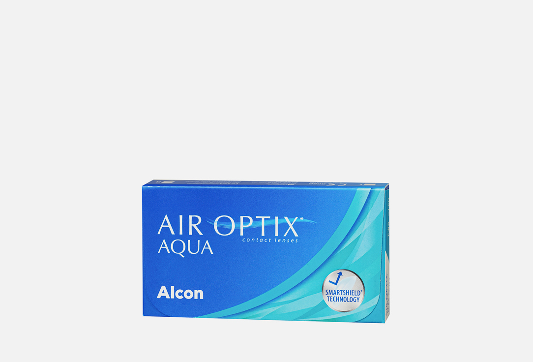 Контактные линзы AIR OPTIX AQUA BC 8,6; DIA 14,2; 3 шт. 
