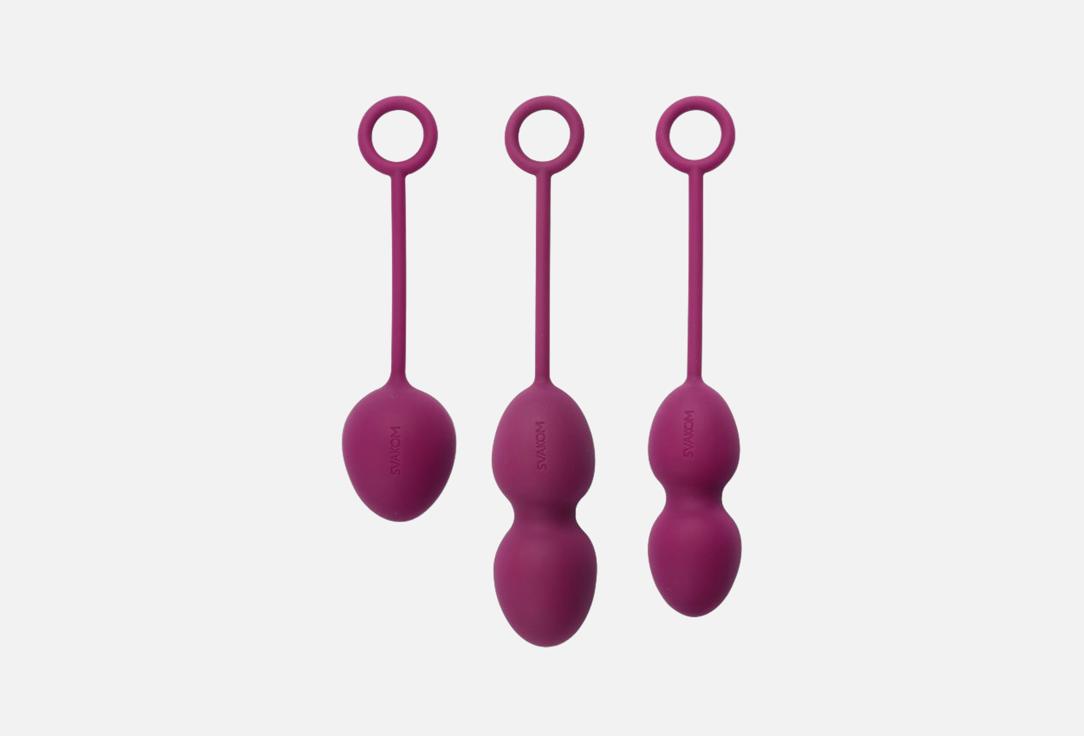 Изображение товара Мягкие силиконовые вагинальные шарики Svakom Nova Ball для укрепления мышц 3 шт