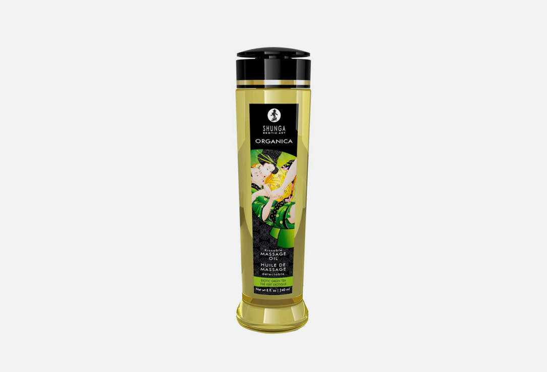 Масло массажное для тела  Shunga Organic Exotic green tea 