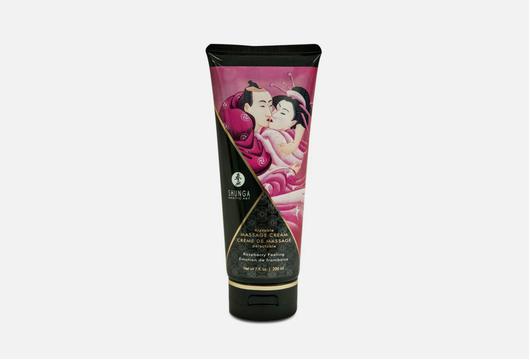 Массажный крем для тела Shunga Kissable Massage Cream Raspberry feeling 