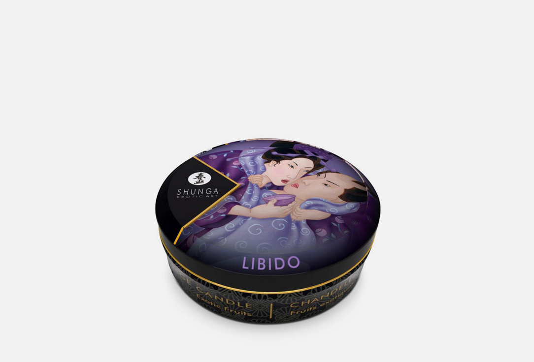Массажное арома масло  Shunga Massage Candle Skin Care Libido - Exotic Fruits mini 