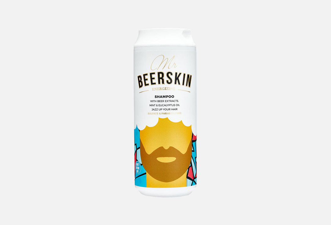 

Бодрящий Шампунь BEERSKIN, Energizing 440 мл