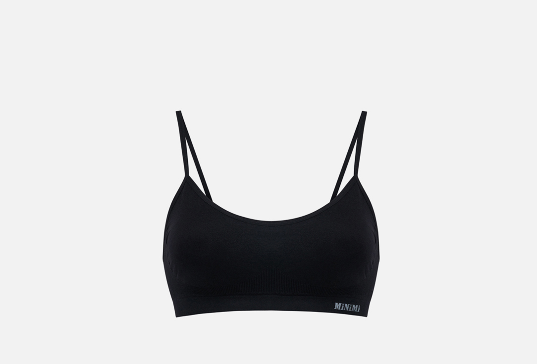 Изображение товара Женский топ MiNiMi из микрофибры черный - удобный и стильный для повседневной носки