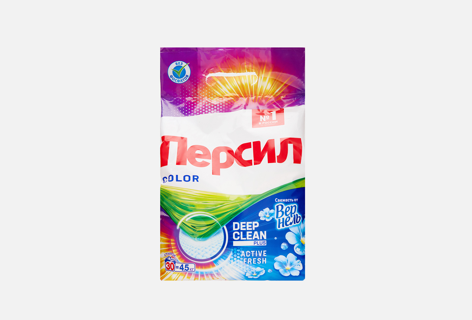 Персил Порошок для стирки Color Vernel 4500 г — купить, цена в Москве