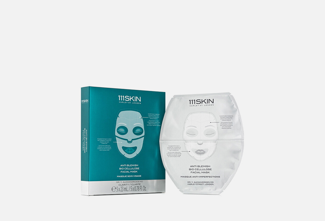 Маска для лица 111SKIN Anti Blemish Bio Cellulose Facial Mask 