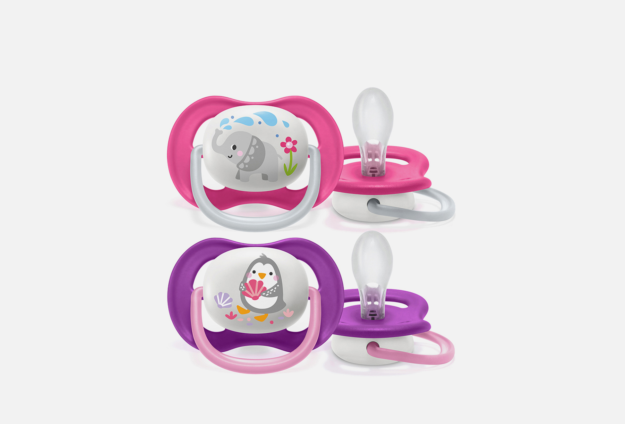 Philips Avent Пустышка SCF080 Ultra air Animals 6-18m 2 шт — купить ...
