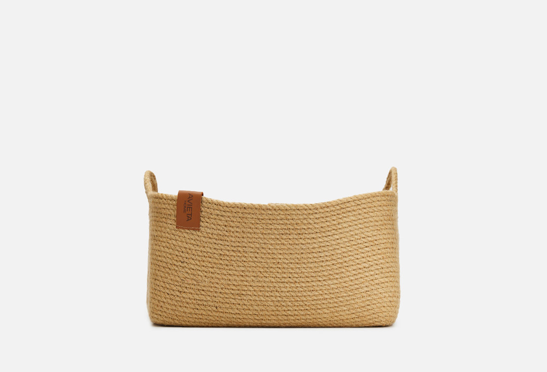 

Корзина многофункциональная прямоугольная с ручками AVIETA HOME, Бежевый, Бежевый 1 шт