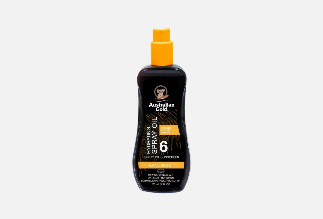Солнцезащитное спрей-масло для тела SPF 6 AUSTRALIAN GOLD Spray Oil  237 мл
