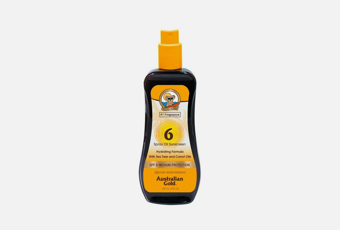 Солнцезащитное спрей-масло для тела SPF 6 AUSTRALIAN GOLD Spray Oil 237 мл australian gold spf 6 spray oil морковное солнцезащитное масло водостойкое 237 мл