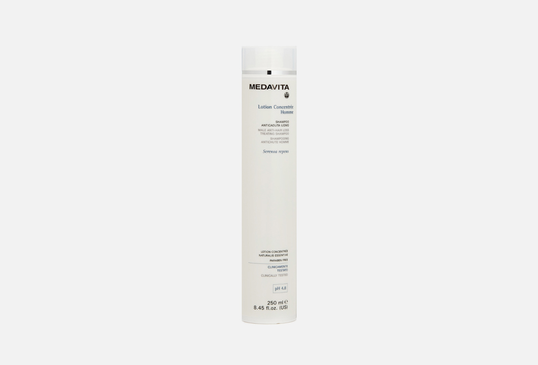 

Нормализирующий шампунь против выпадения волос MEDAVITA, ANTI-HAIR LOSS 250 мл
