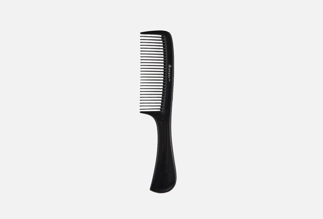 Расческа для волос DEWAL COSMETICS Эконом, черный 1 шт цена и фото