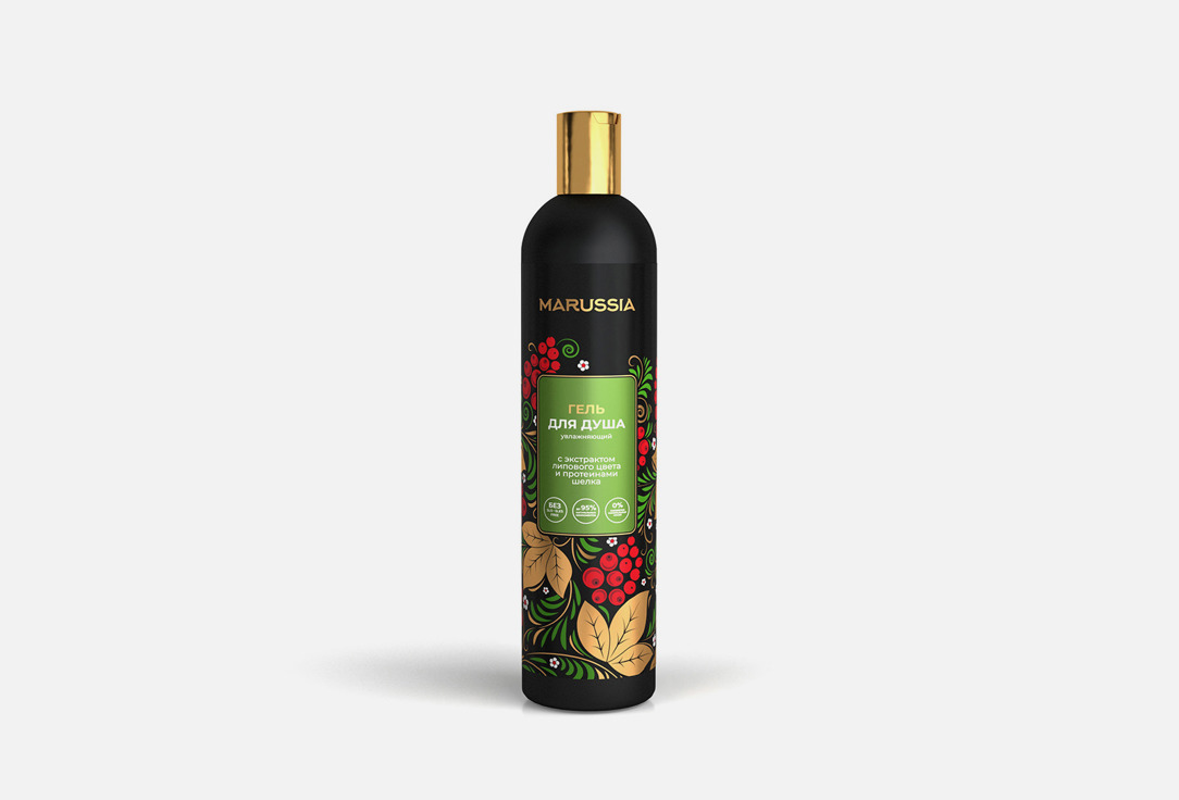 Гель для душа MARUSSIA Lime blossom extract and peptide silk 400 мл