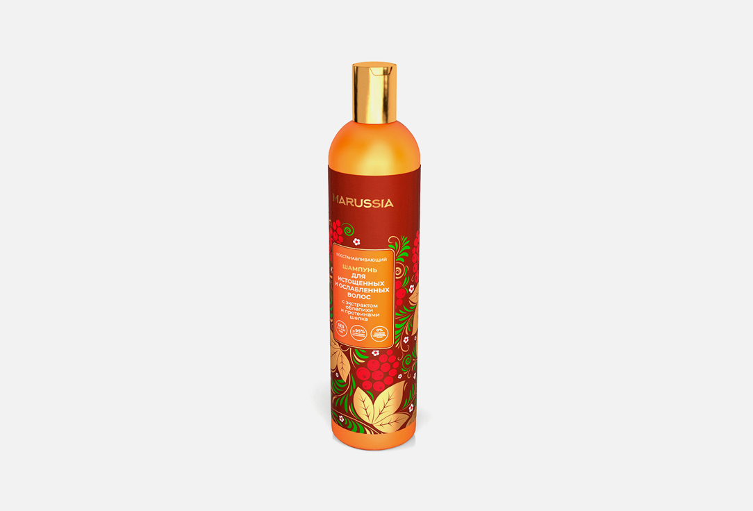 

Восстанавливающий шампунь для волос MARUSSIA, Sea buckthorn and peptide silk 400 мл