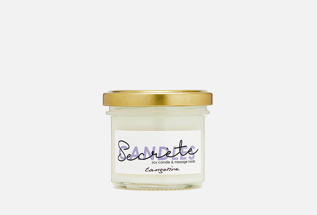 Изображение товара Ароматическая свеча Secrete candles Tangerine-cinnamon 125 мл натуральный соевый воск