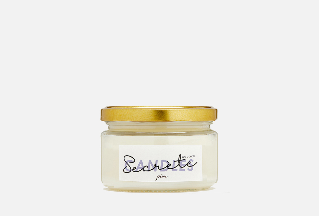 Изображение товара Ароматическая свеча Secrete candles Pine forest из соевого воска
