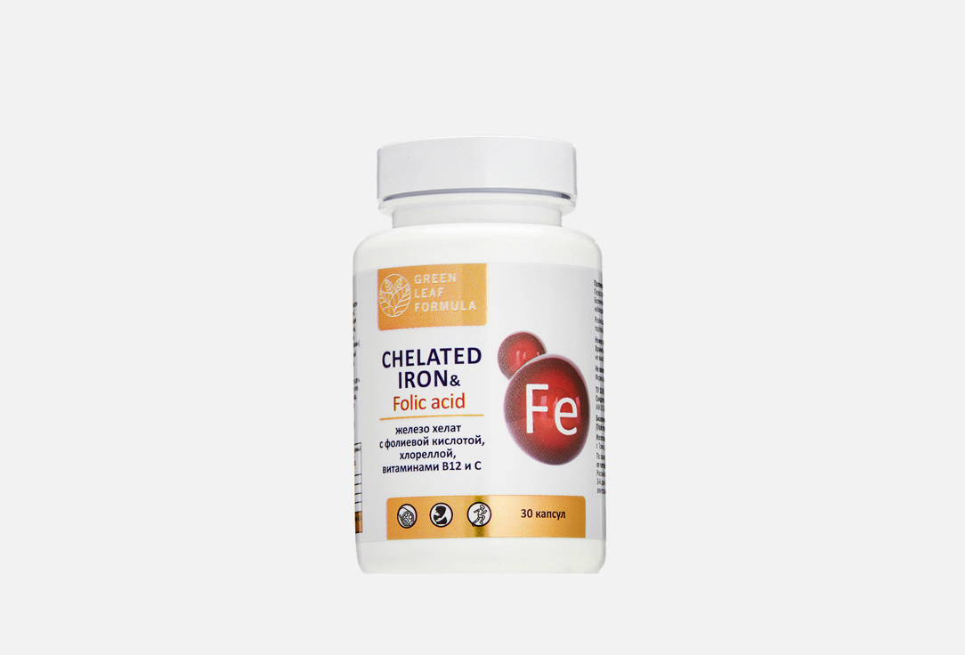 CHELATED IRON & Folic acid 30 шт