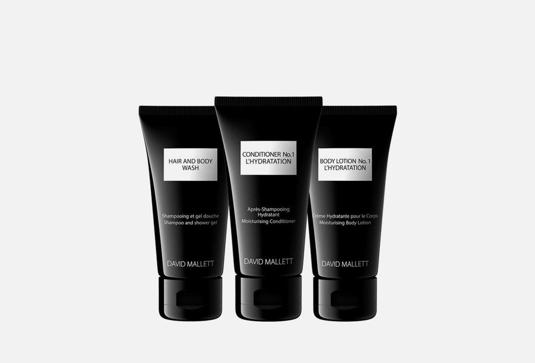 Изображение товара Тревел набор средств для волос и тела DAVID MALLETT Travel Kit Trio