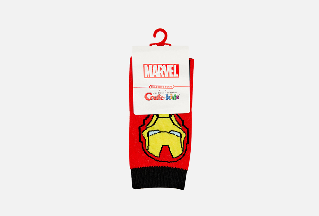 носки детские CONTE-KIDS Marvel, Iron man 1 шт детская футболка iron man comics комиксы железный человек 152 красный