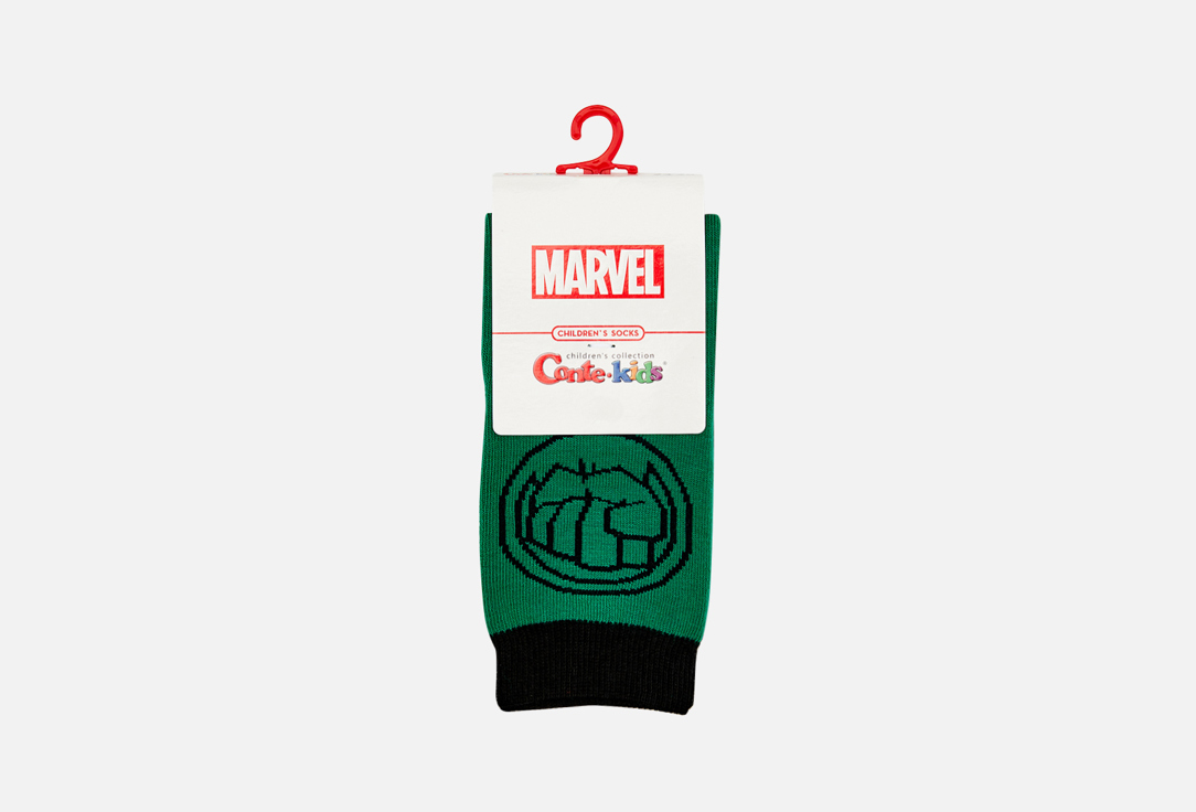 носки детские CONTE-KIDS MARVEL, зеленый 1 шт носки детские conte kids marvel spiderman 30 32 размер