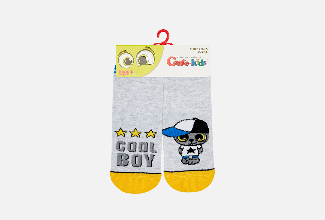 носки детские CONTE-KIDS Cool boy Светло-серый