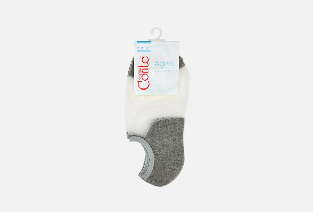 Носки CONTE ELEGANT Active, серый 36-37 мл носки conte elegant active серый 38 39 размер
