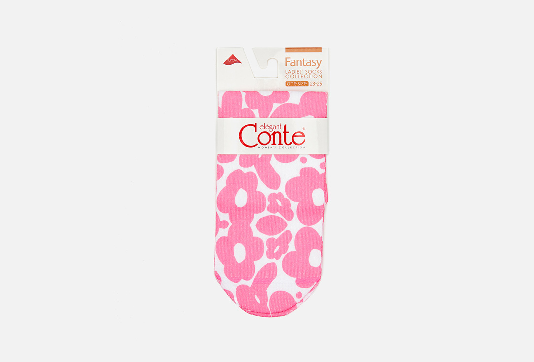 Носки CONTE ELEGANT Fantasy, розовый носки женские конте эсли р 23 25 короткие черный 19 с 149 спе