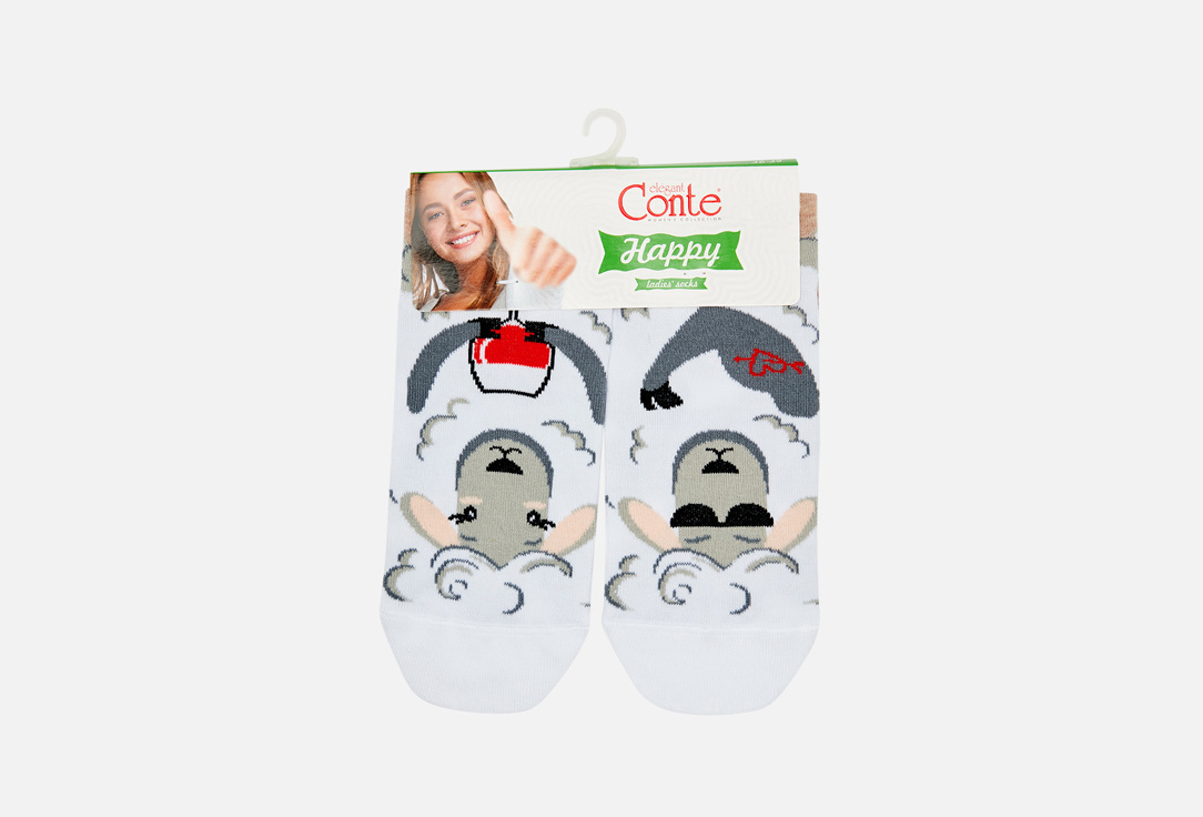 

Носки CONTE ELEGANT, Белый, Happy, овечки 36-39 мл